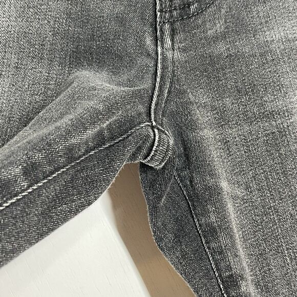 Moussy Vintage Ankle Fray Jeans Women's Size 30 Westcliffe Skinny Light Black - Picture 7 of 9